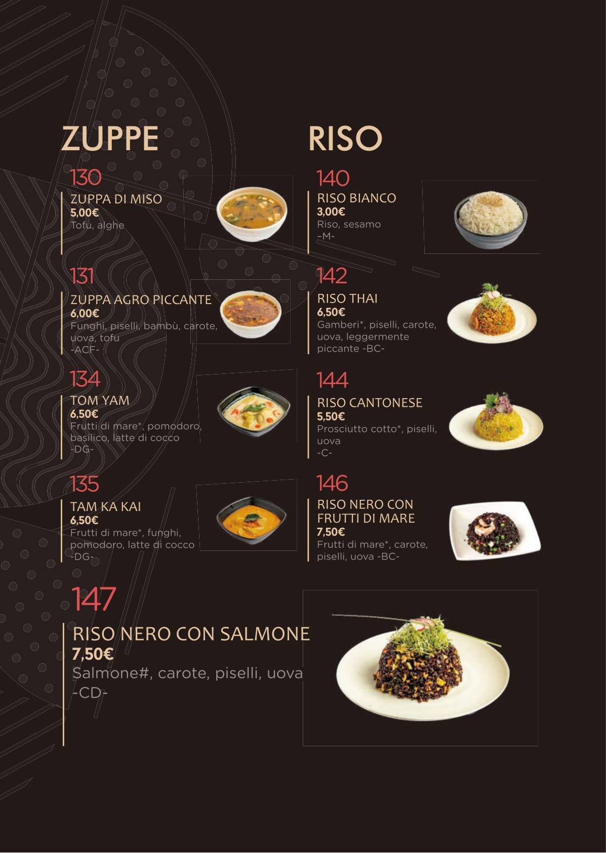 Menu di Moku Tiburtina 