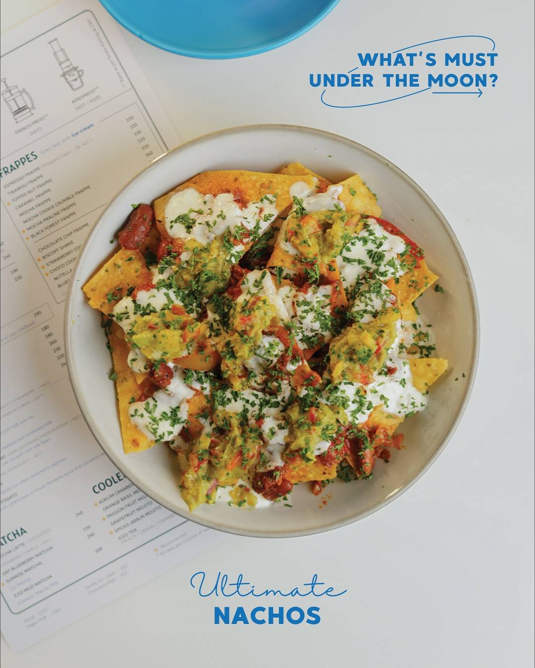 Moonstruck Coffee menu