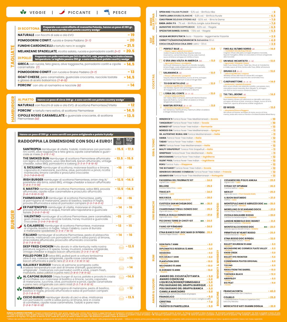 Menu di Morbido 