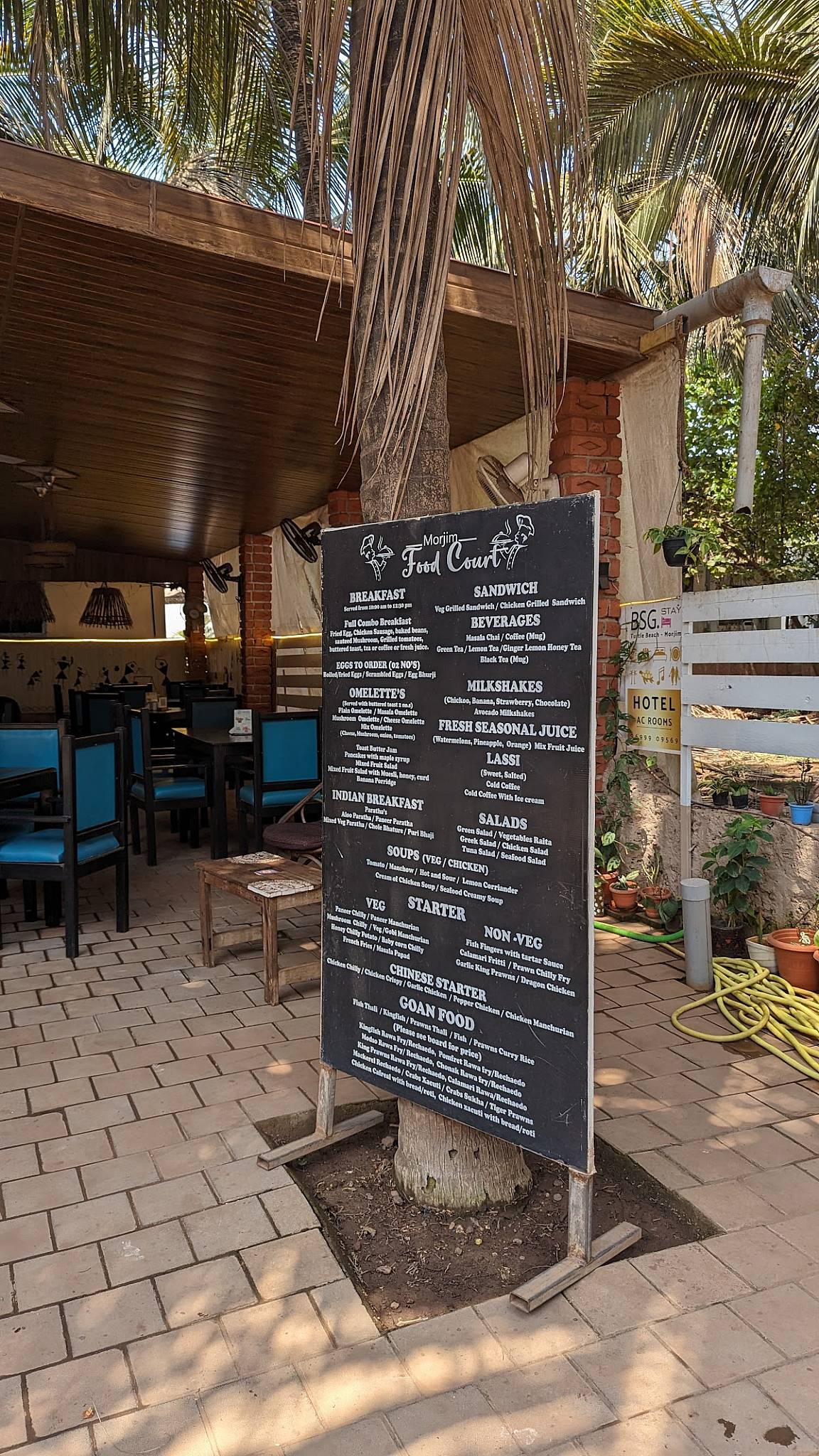 Morjim food court menu