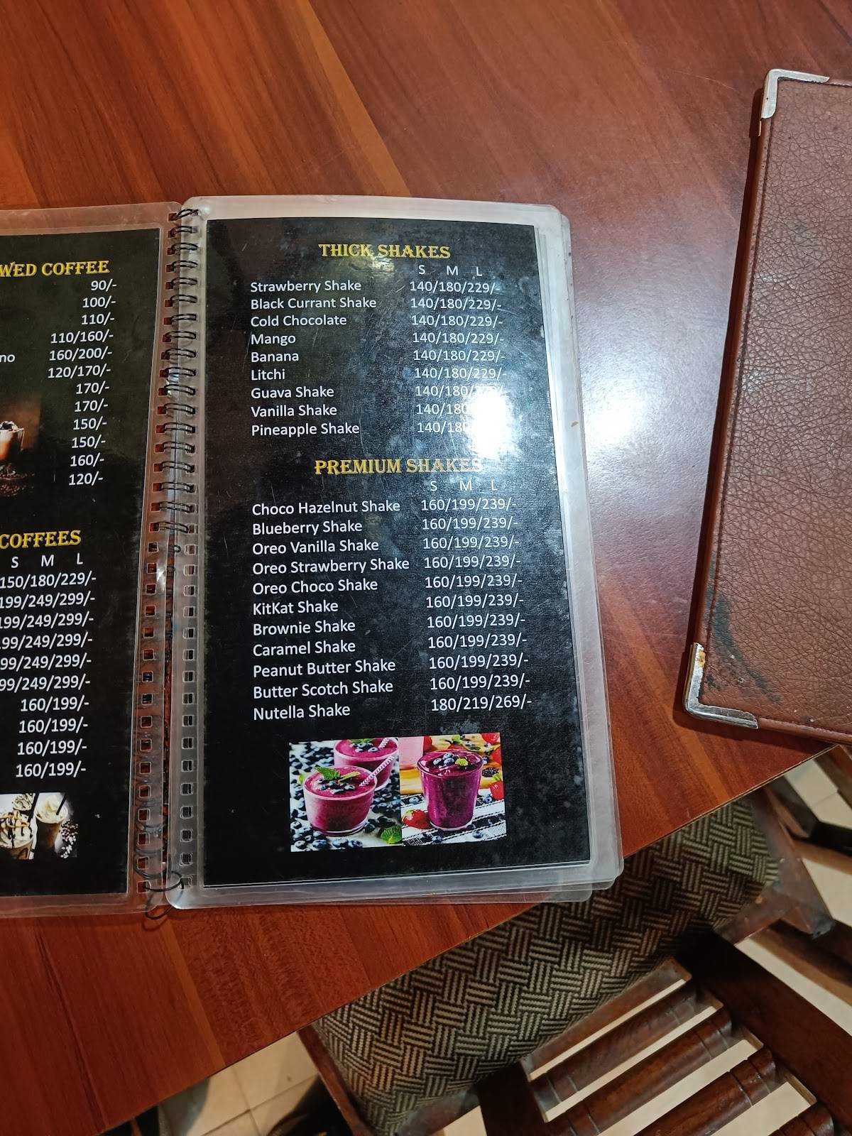 Moti Mahal Delux menu