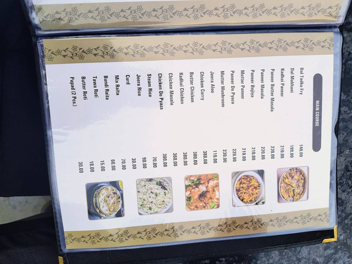 Mount View Cafe& Restro menu