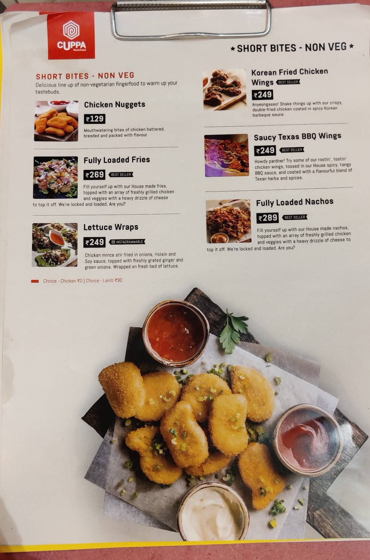 Burgermeister - Mysore menu