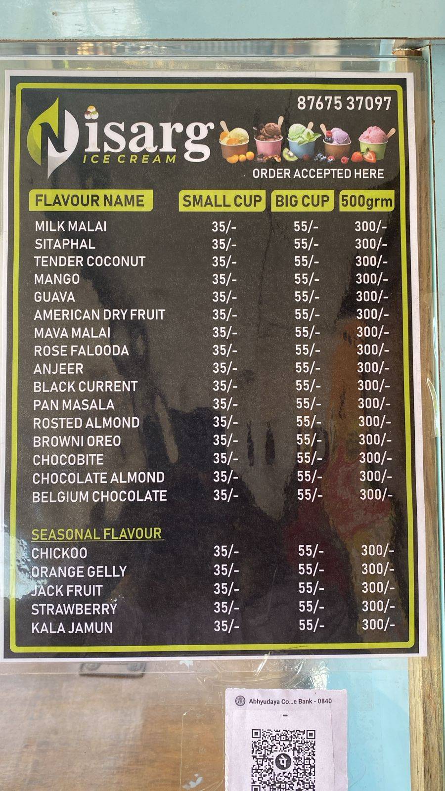 NSP Pizza Corner (Virar) menu