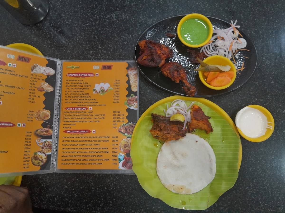 Namma Chennai Kitchen menu