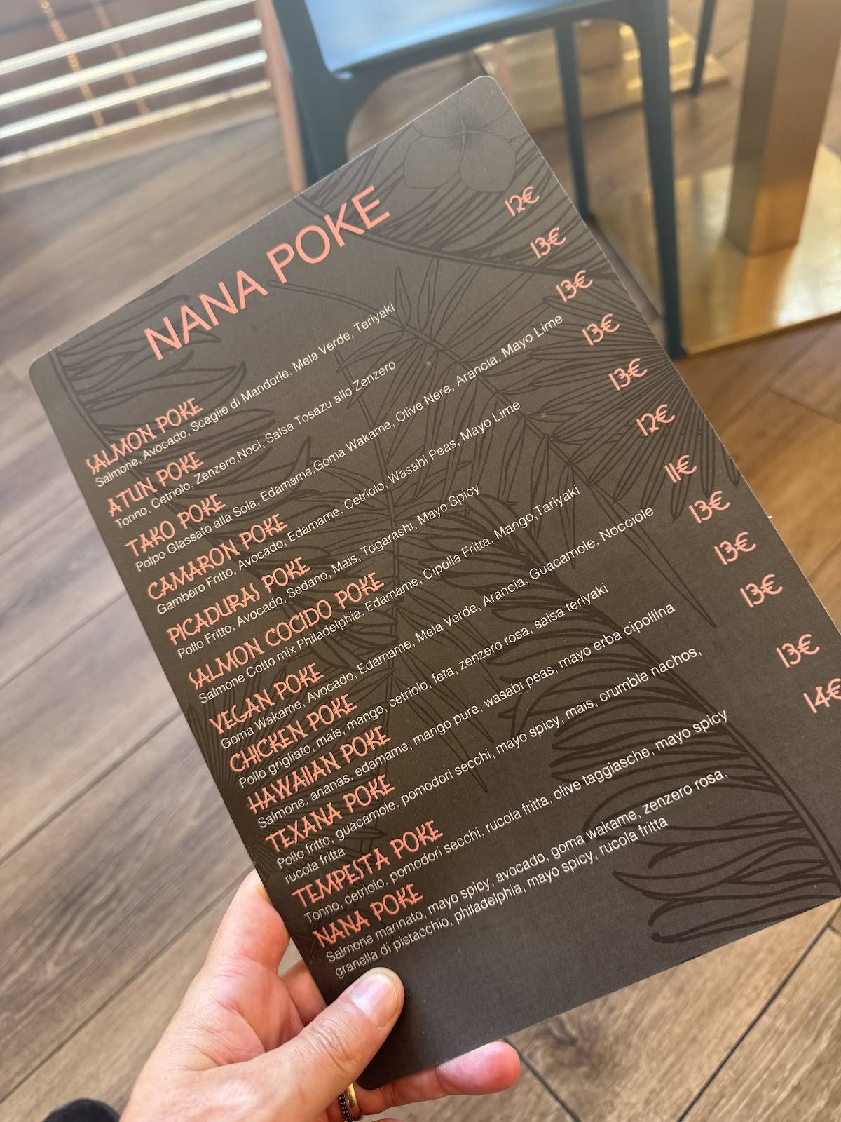 Menu di Nana Sushi Bravetta 