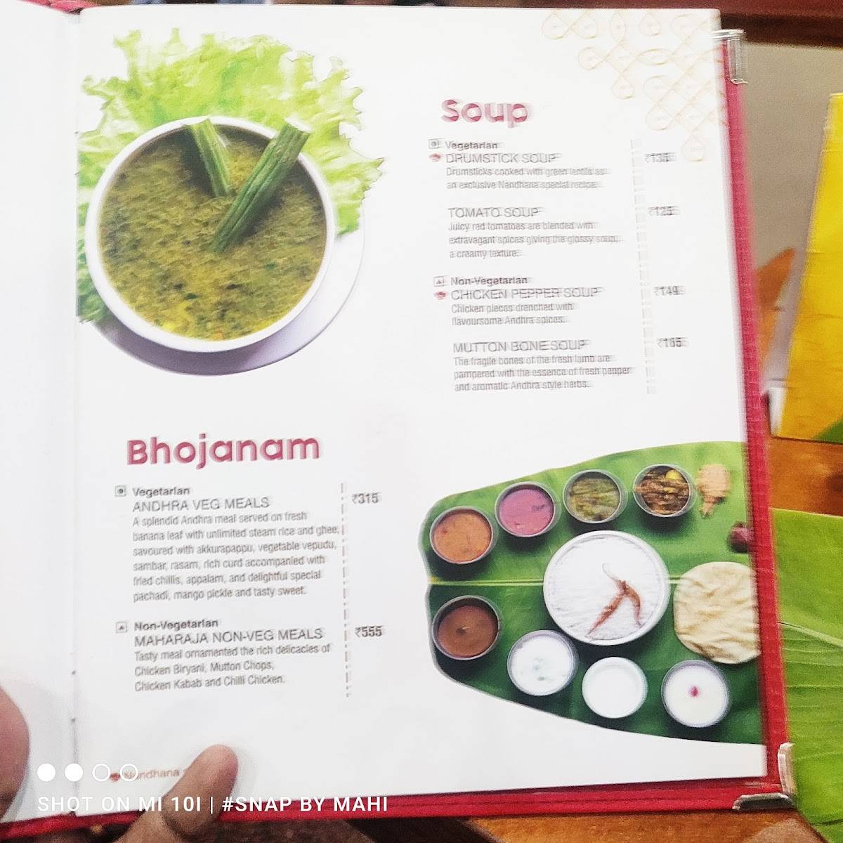 Nandhana Palace - Andhra Style Restaurant - KR Puram menu