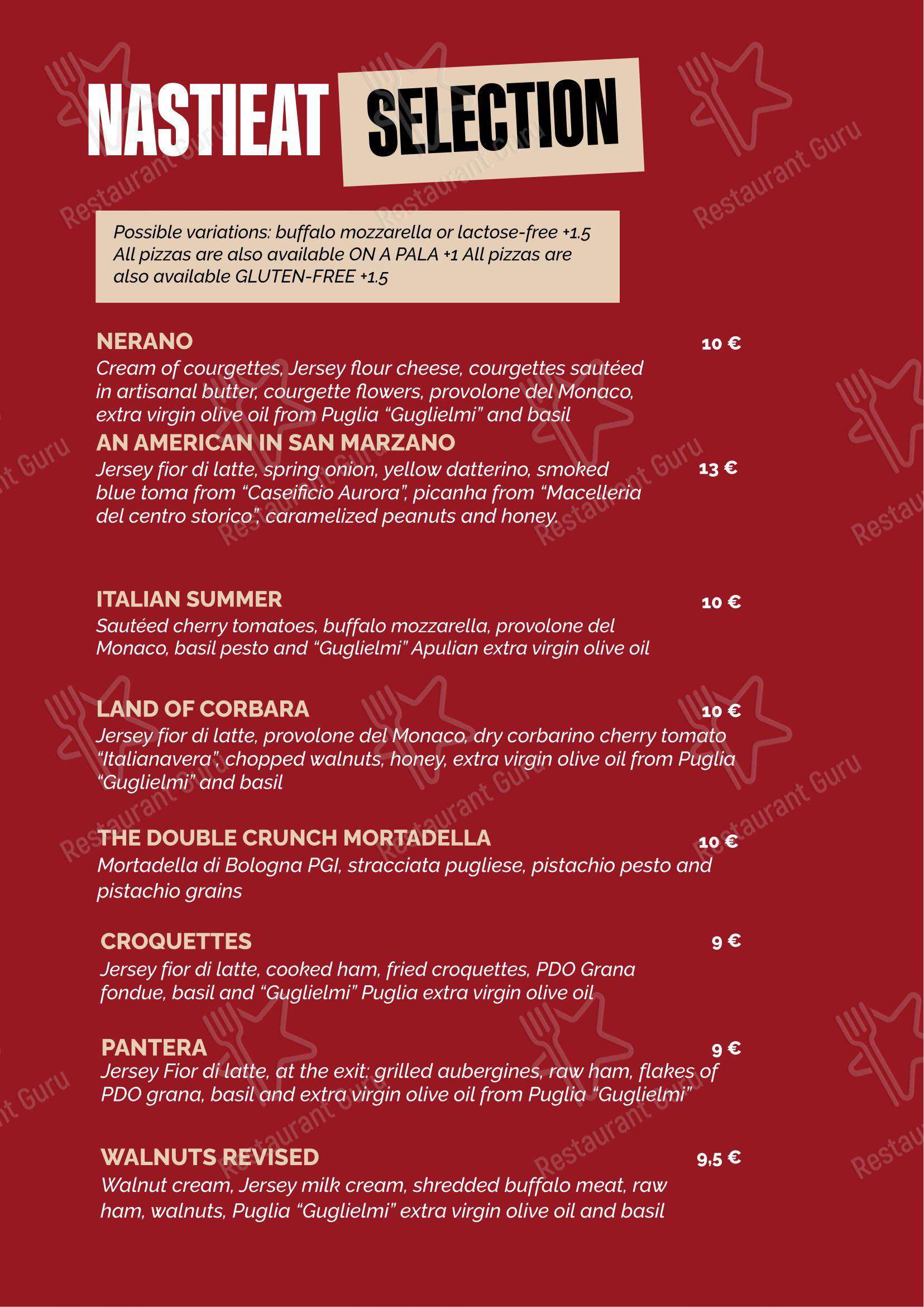NastiEat in Nocera Inferiore - Menu bar