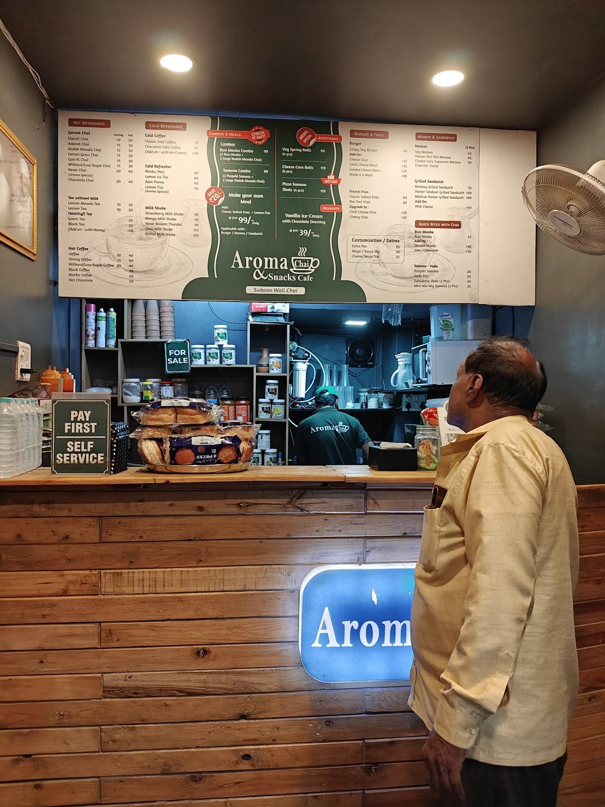 Aroma Chai & Snacks Cafe (Juinagar) menu