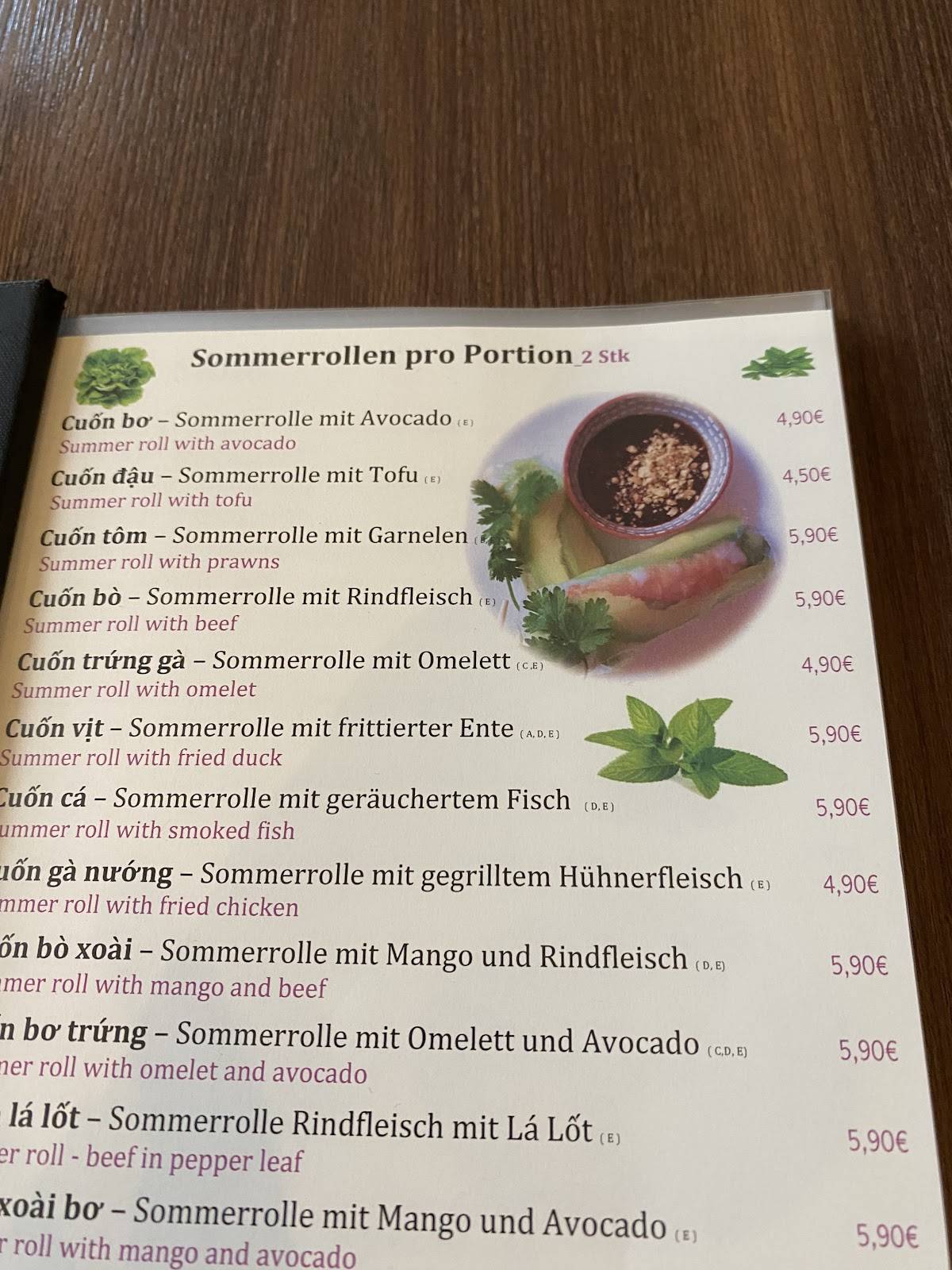 Menu de Nem