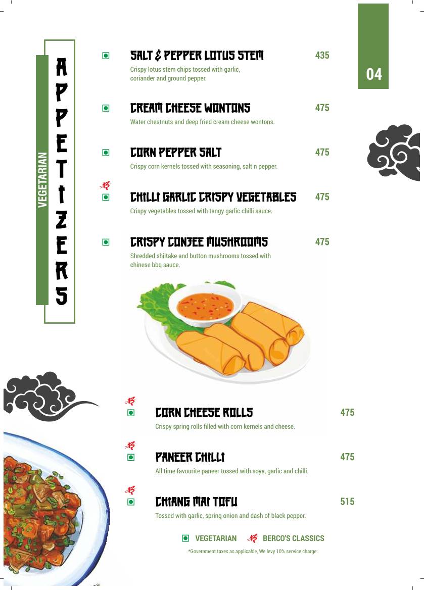 Berco's - If You Love Chinese menu
