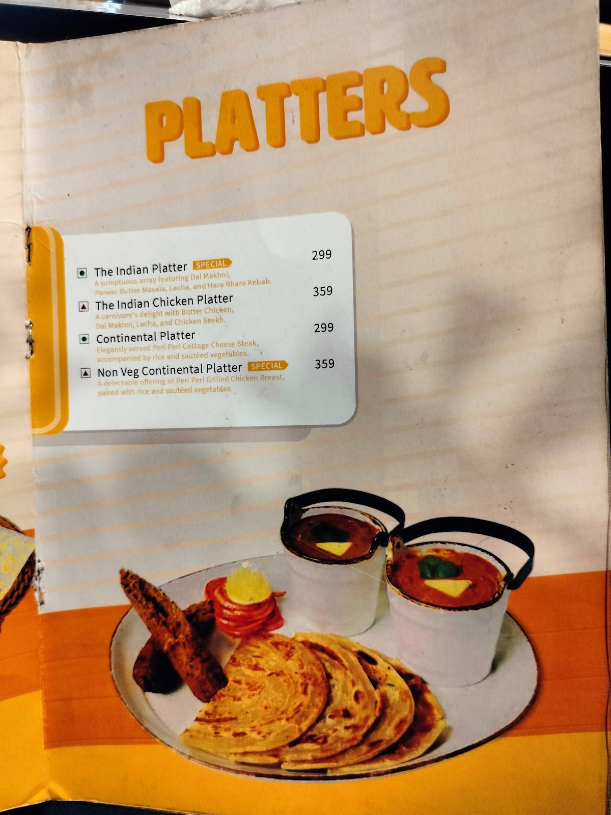 Xero Degrees Paschim Vihar menu