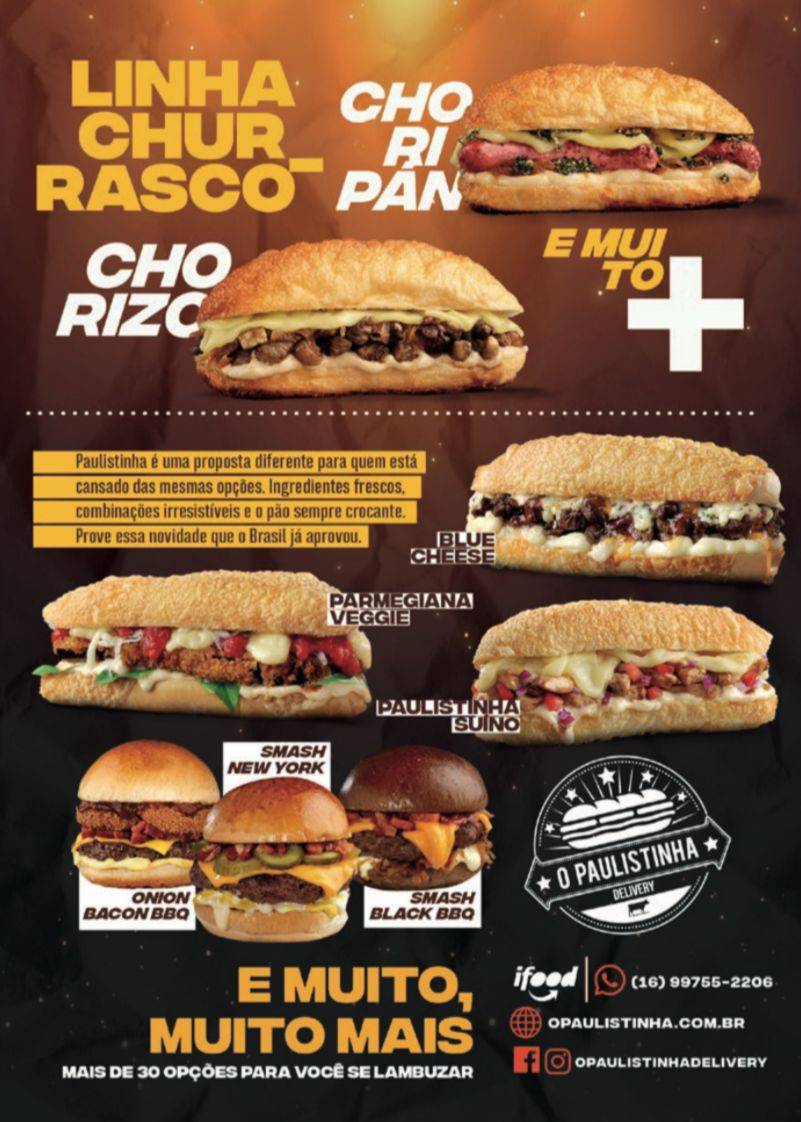 Menu em O Paulistinha Delivery - Sanduíches restaurante, Ribeirão Preto