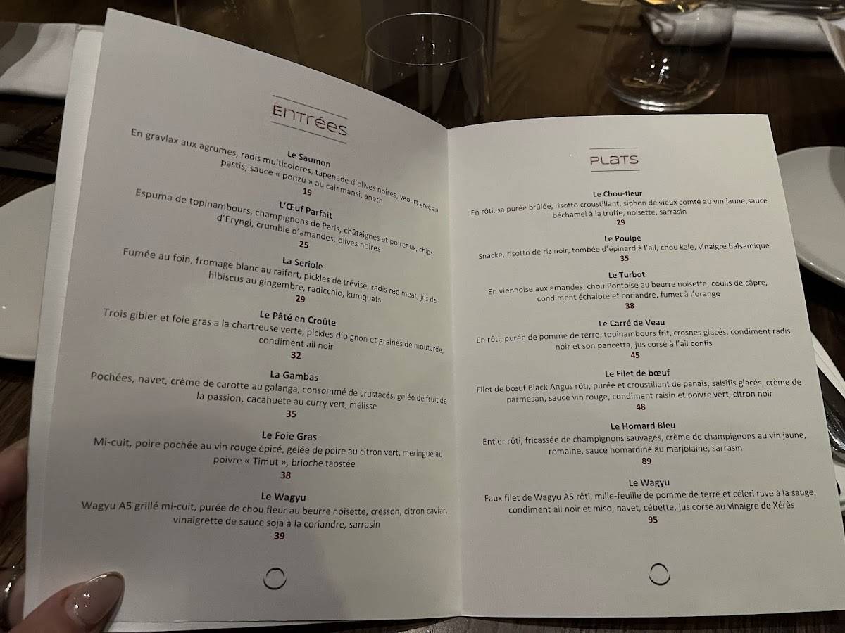 Menu de ONYX
