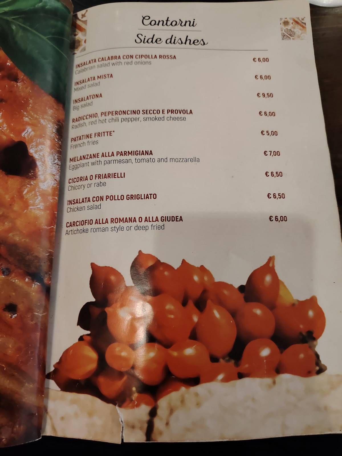 Menu di O'Pazzariello 