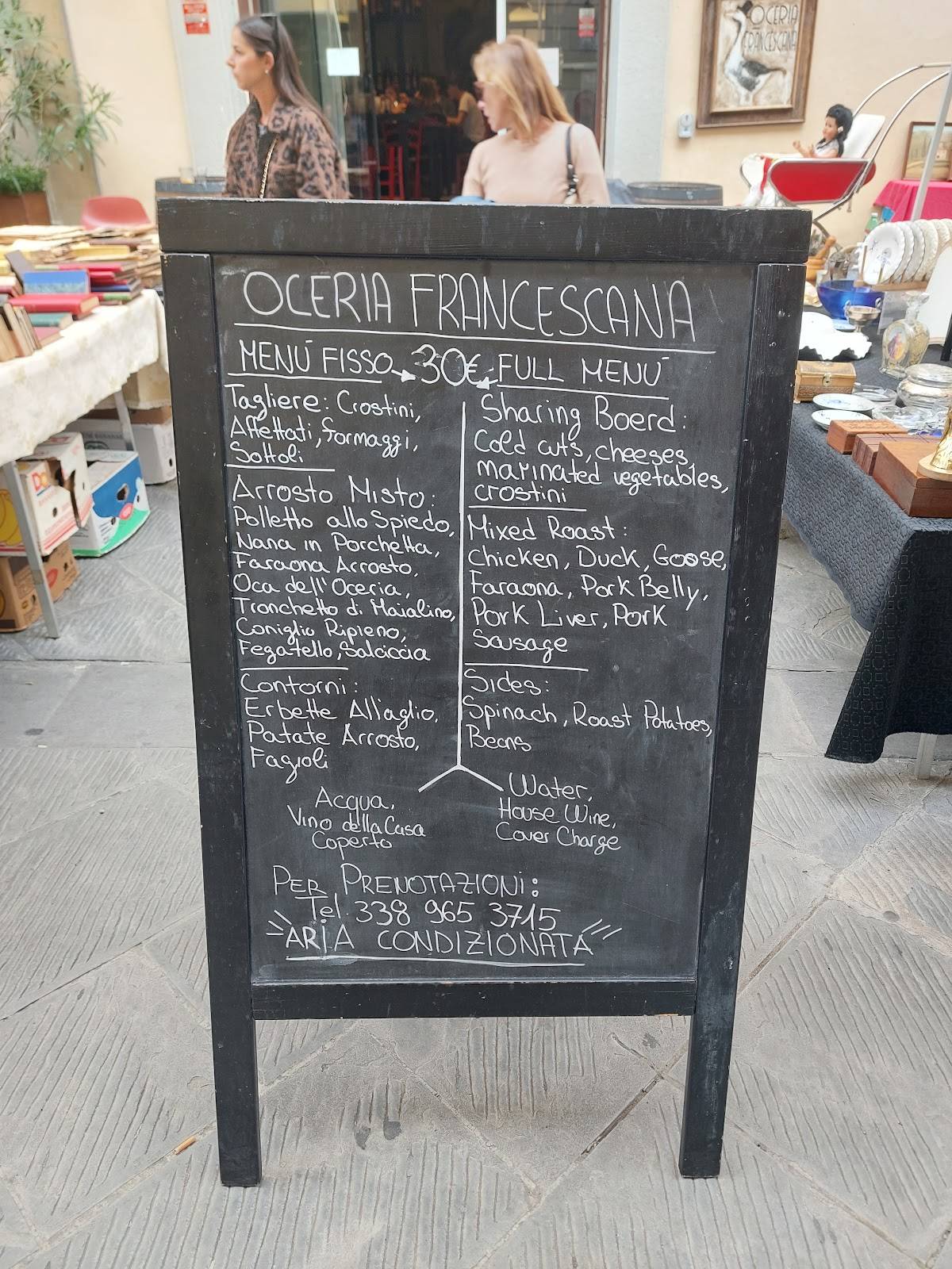 Menu di Oceria Francescana 