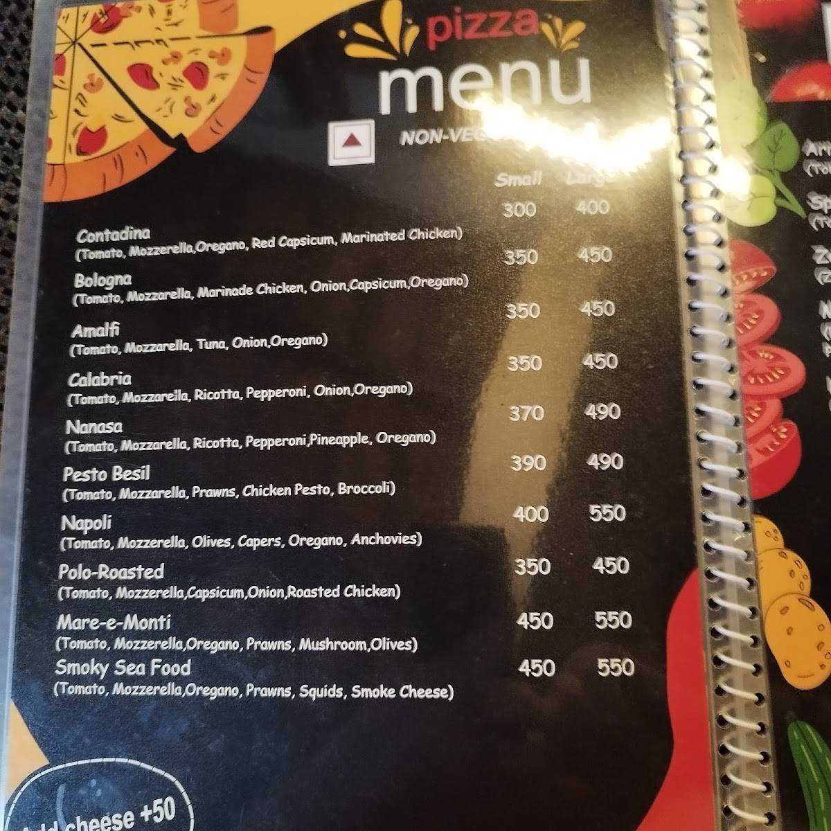 Olio's menu
