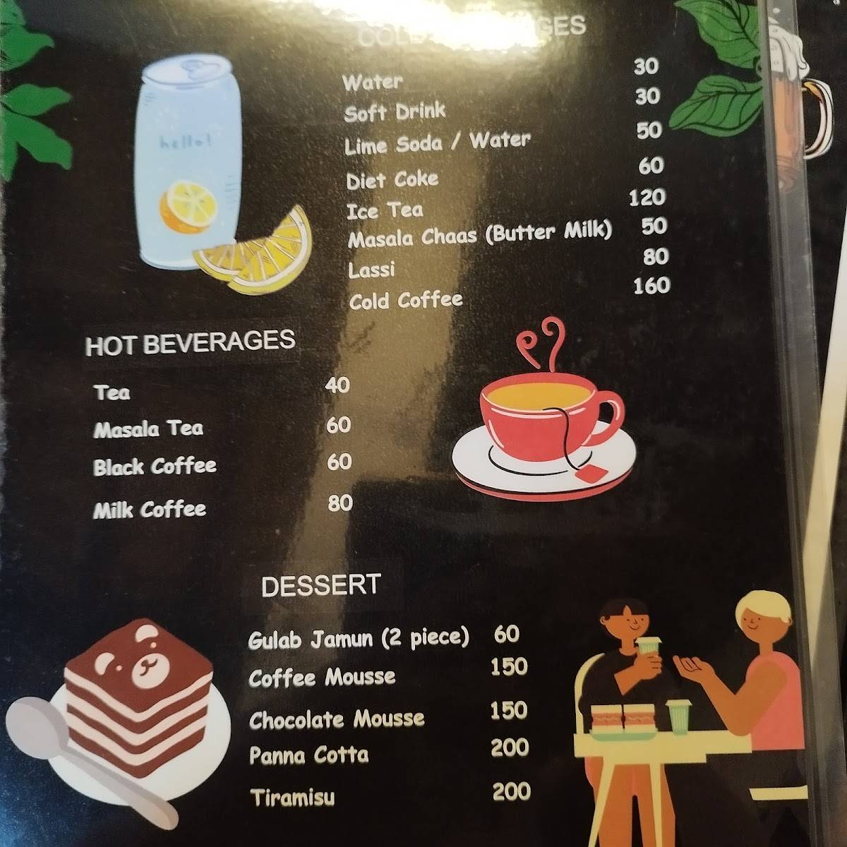 Olio's menu