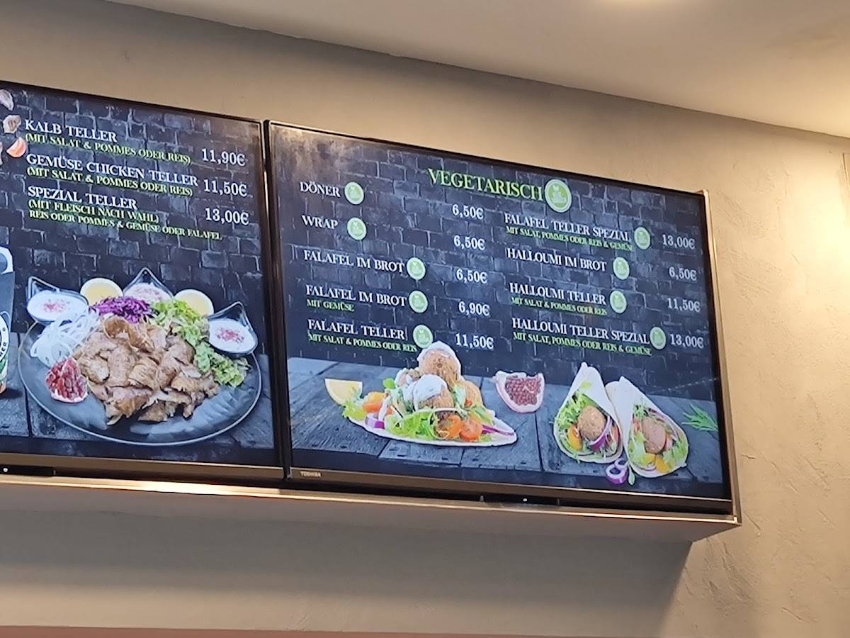 Speisekarte von Original Berliner Döner Würzburg pub & Bar, Würzburg