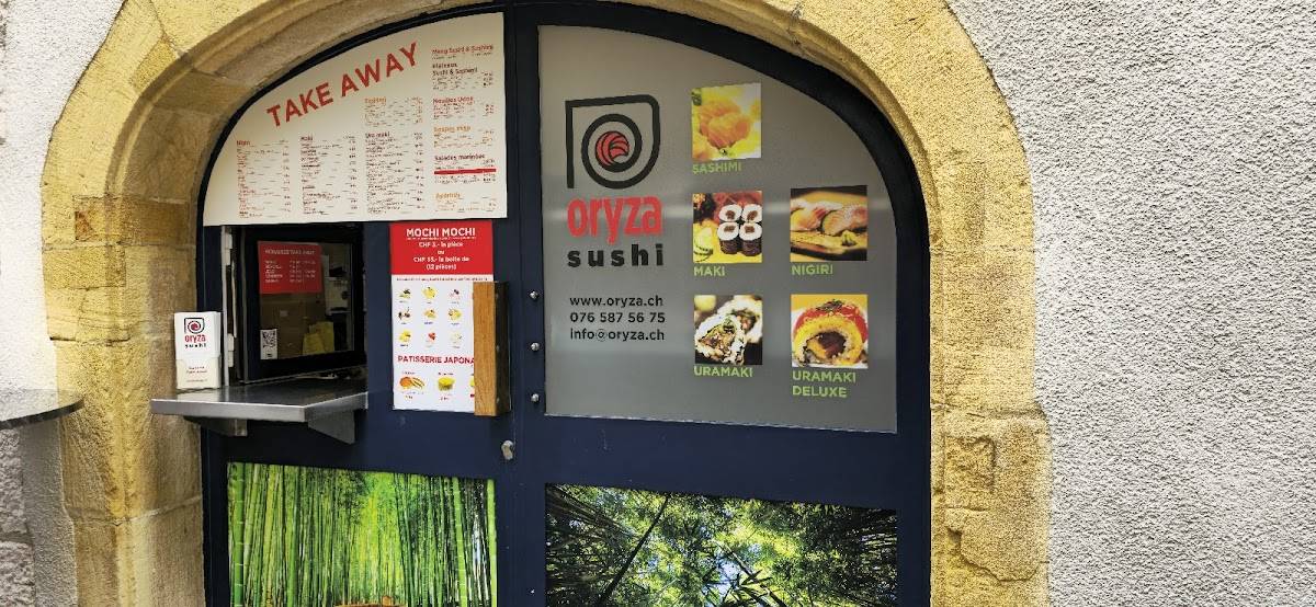 Menu di Oryza Sushi 