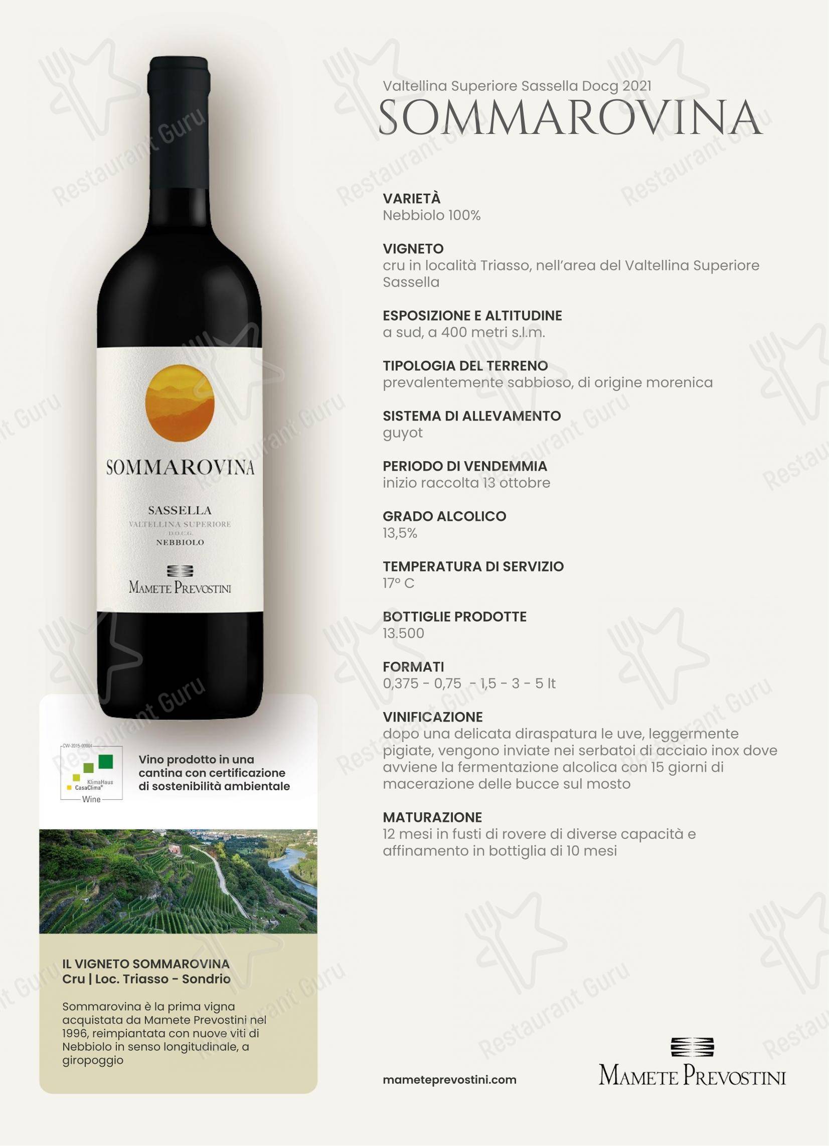 Christmas Menu per Al Murett in Cermenate