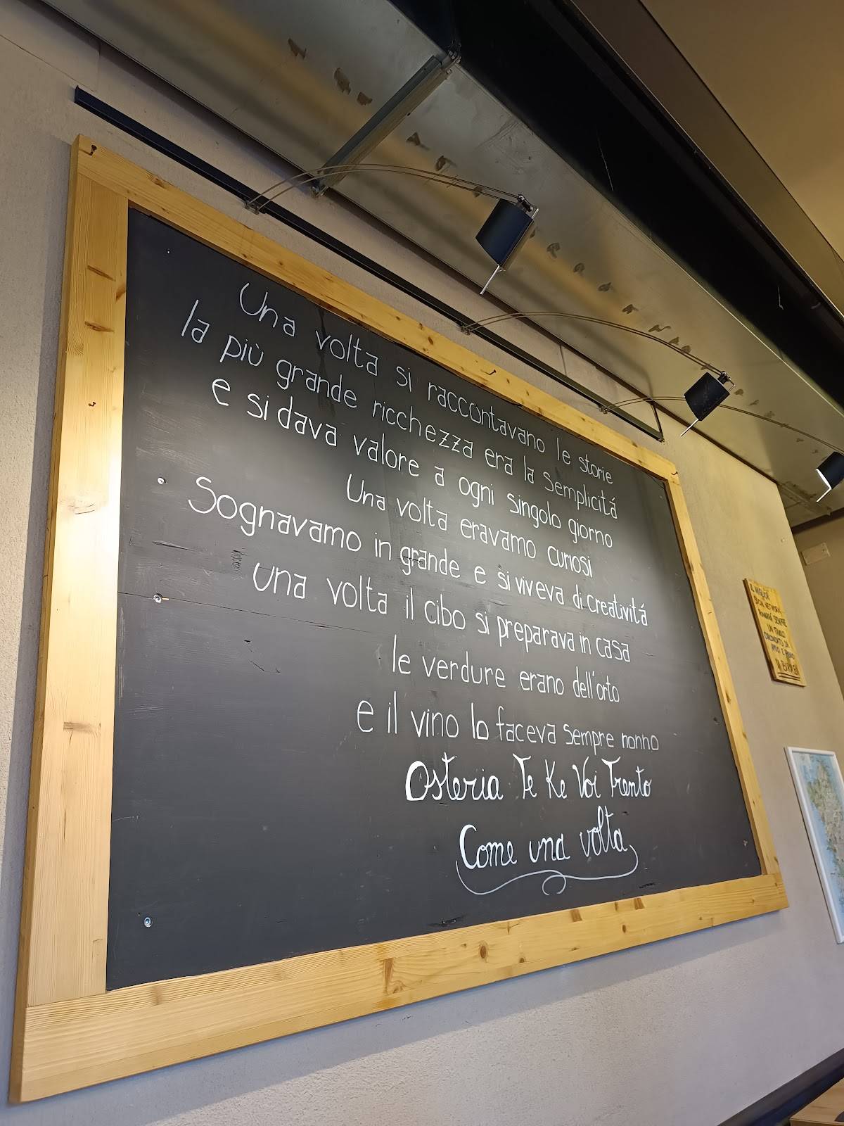 Menu di Osteria Te Ke Voi Trento 