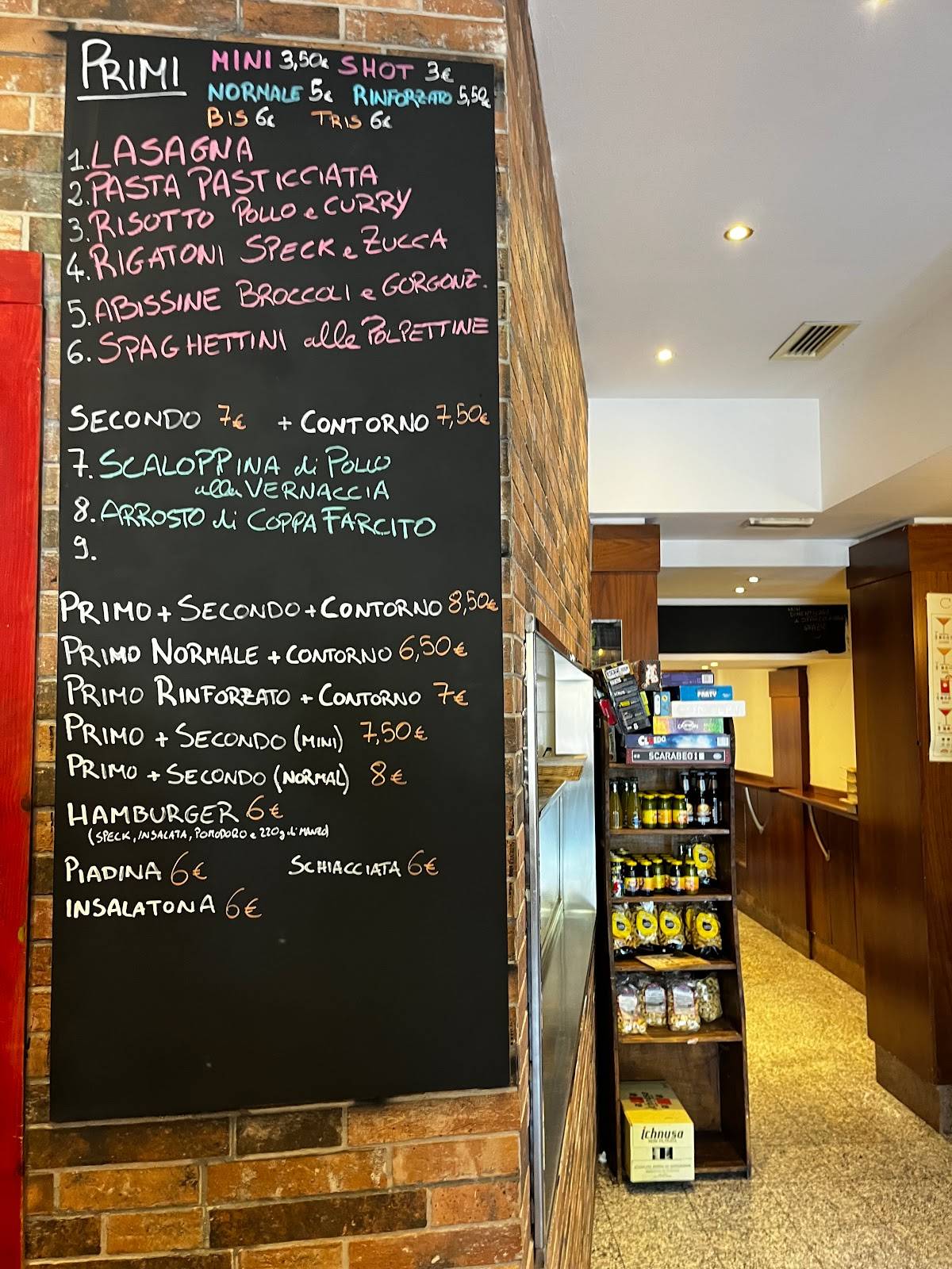 Menu di Ovosodo 
