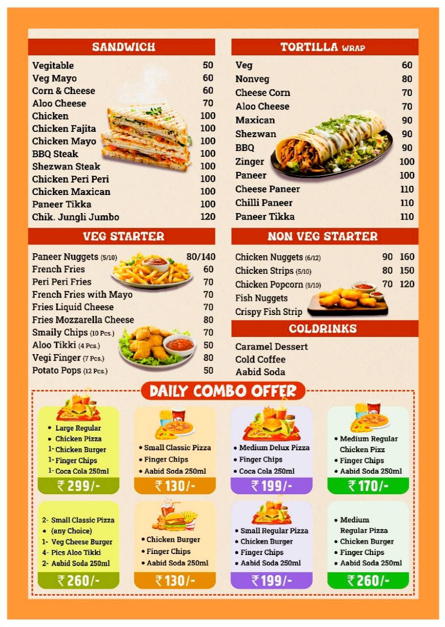 P i z z a G a l l e r y menu