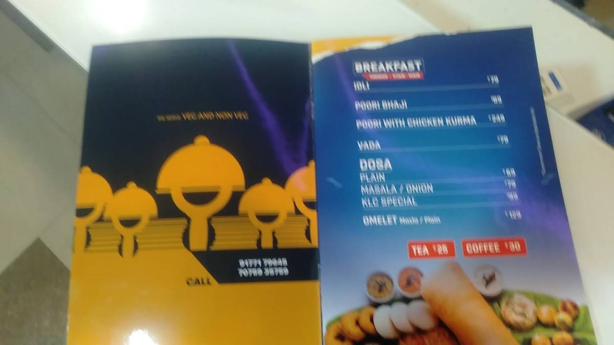 PASAND RESTAURANT menu