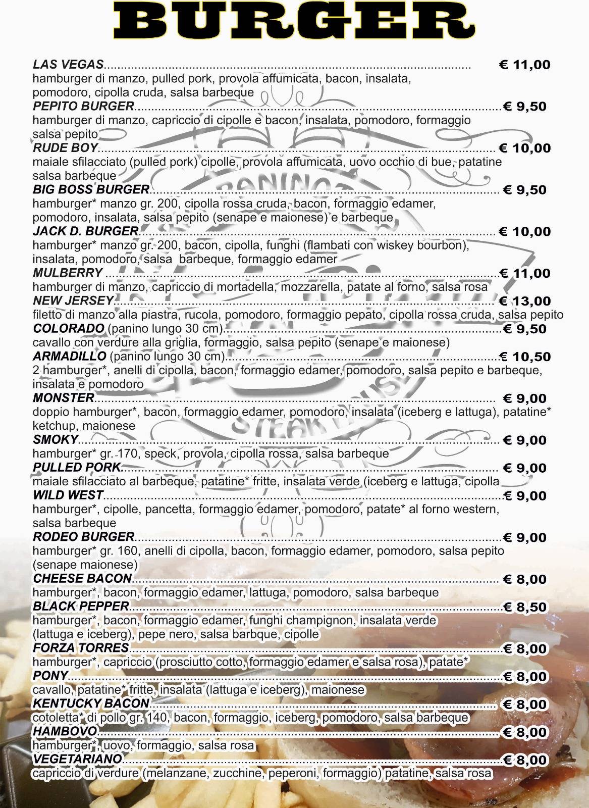 Menu di PEPITO PIZZA 