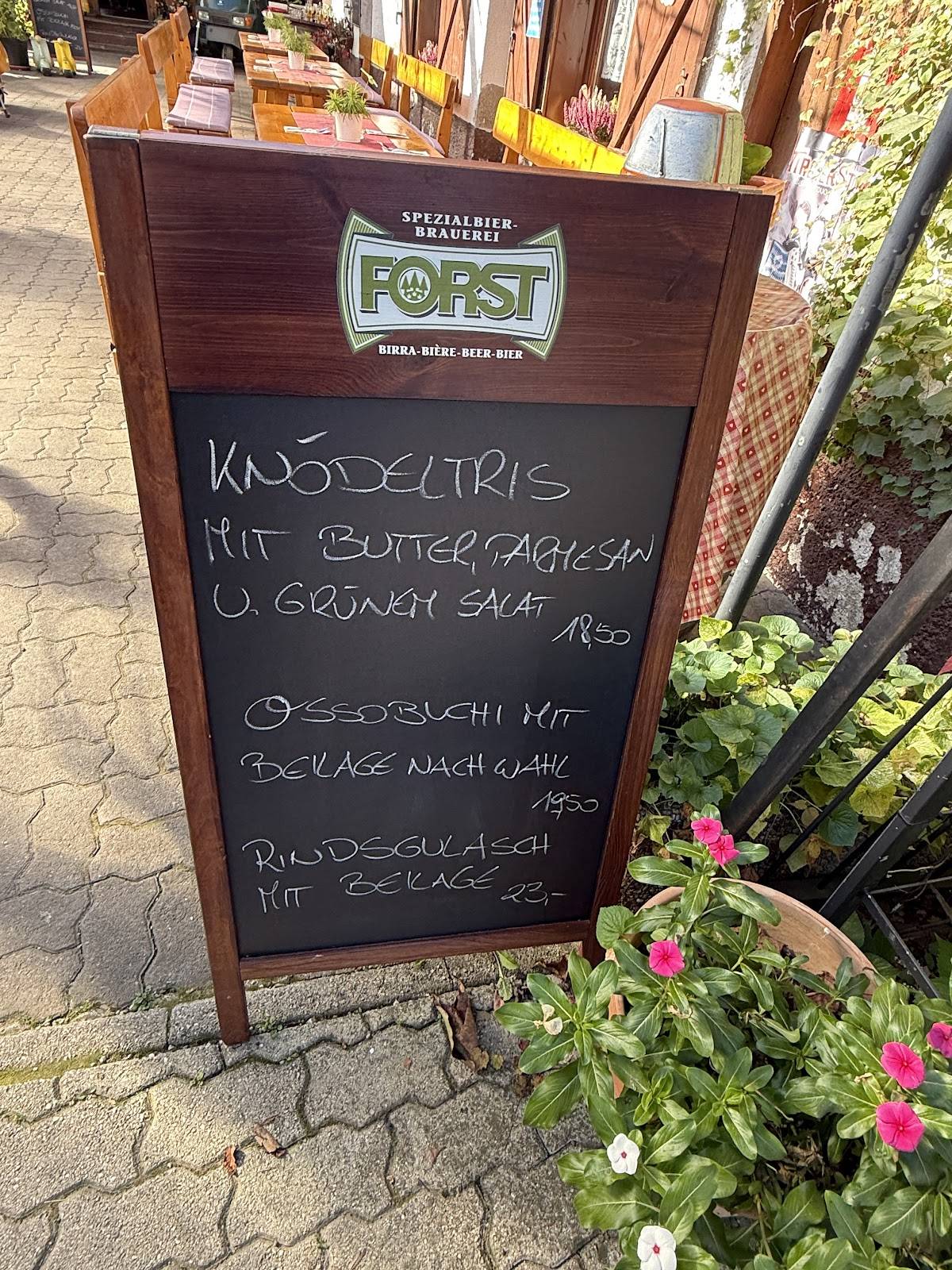Menu di PIRCHER 