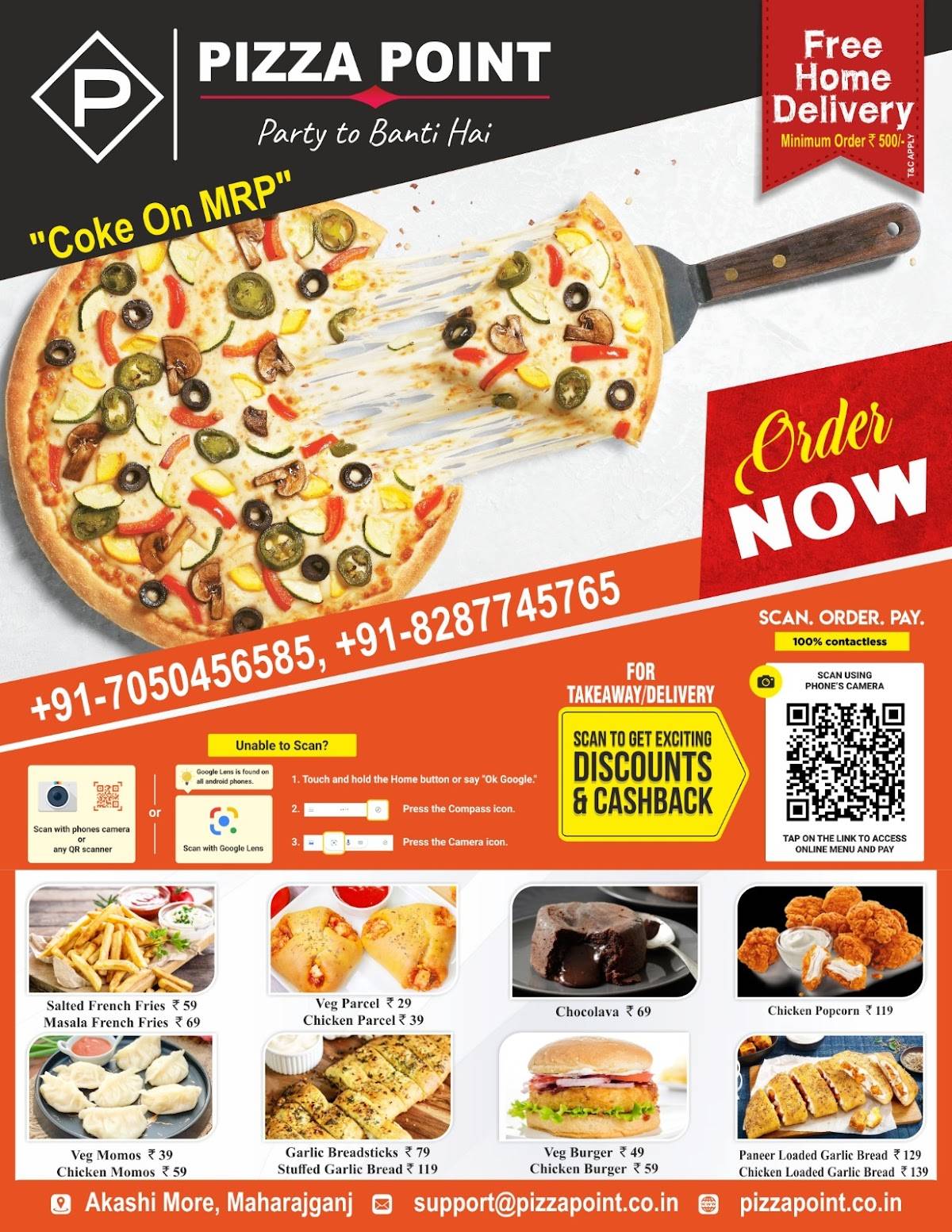 PIZZA POINT menu