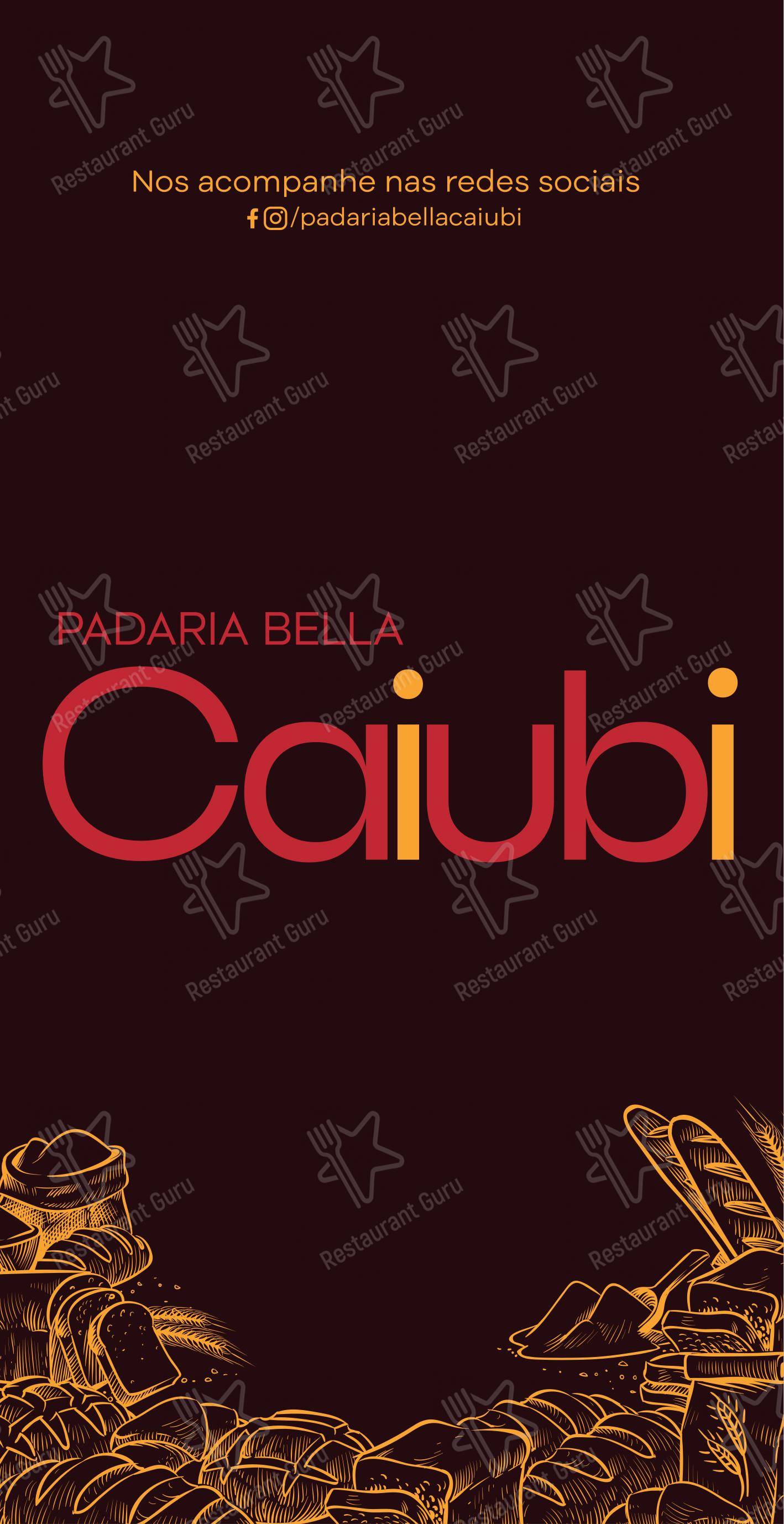 Padaria Bella Caiubi - Menu