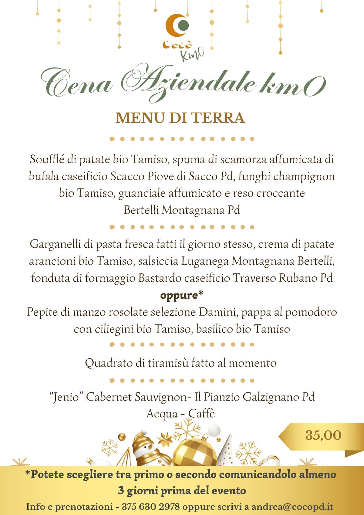 Menu di Cocò Km0 Restaurant & Pizza 
