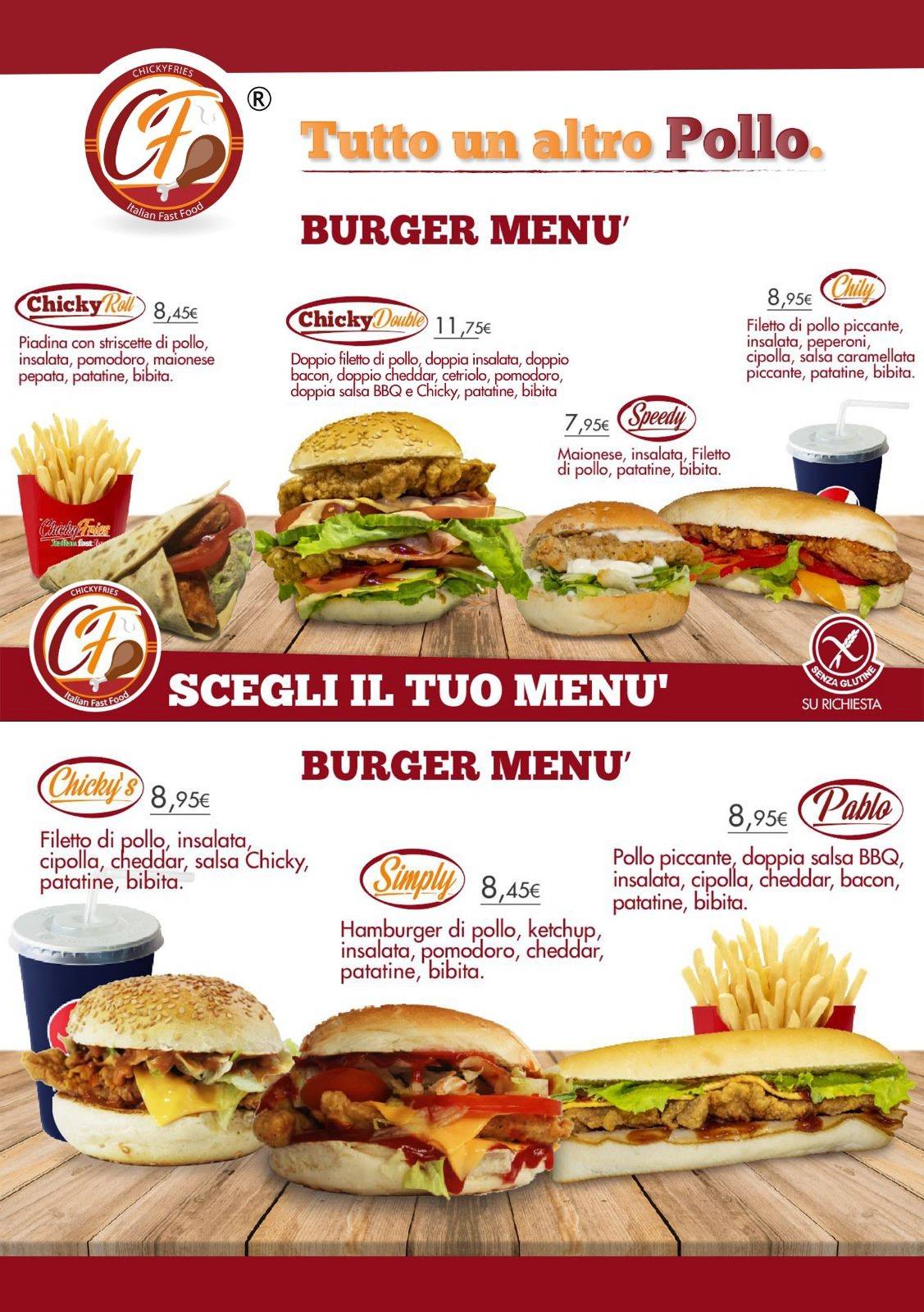 Menu di Chicky Fries 