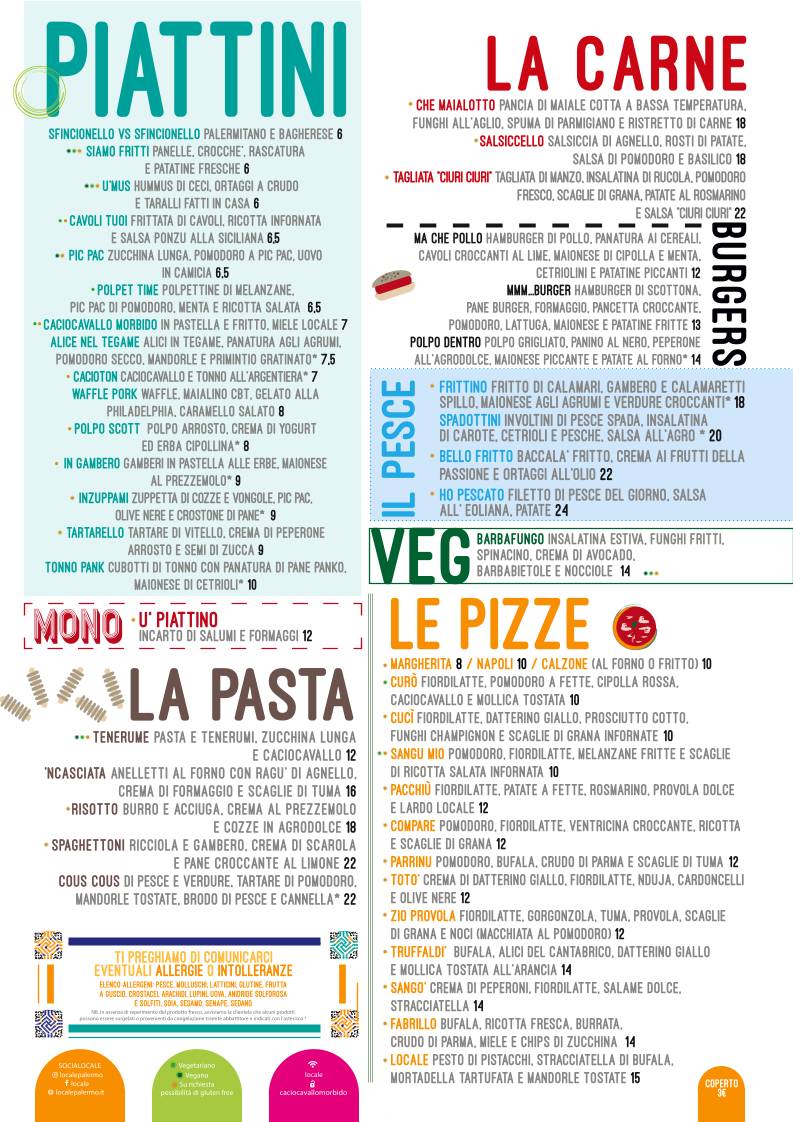 Menu di Locale 