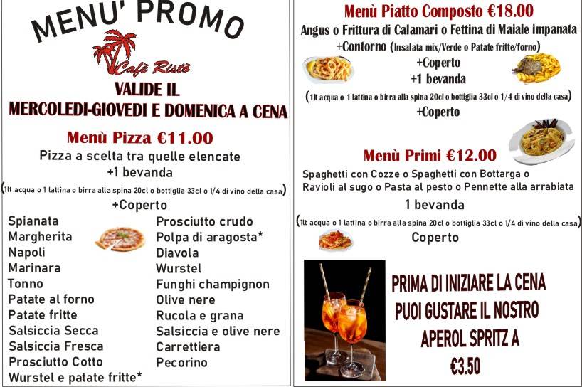 Menu di Palma Cafè Ristò 