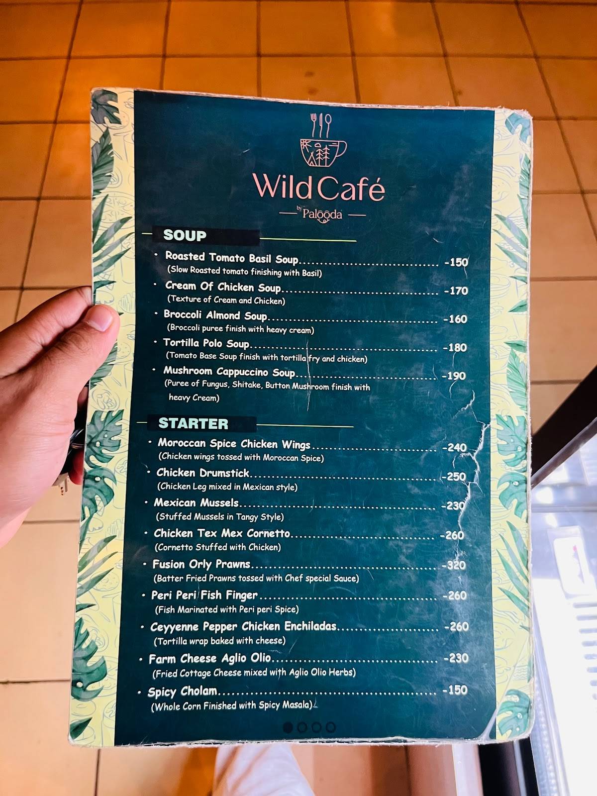 Palooda menu