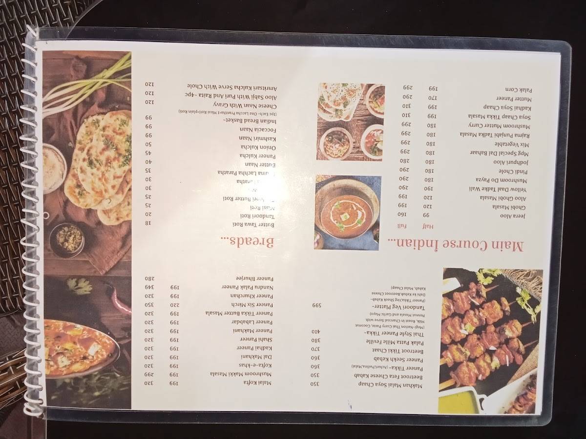 MPG Foods menu