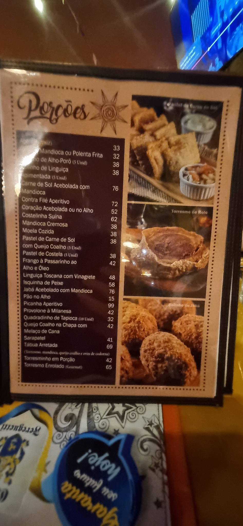 Panelão do Norte cardápio