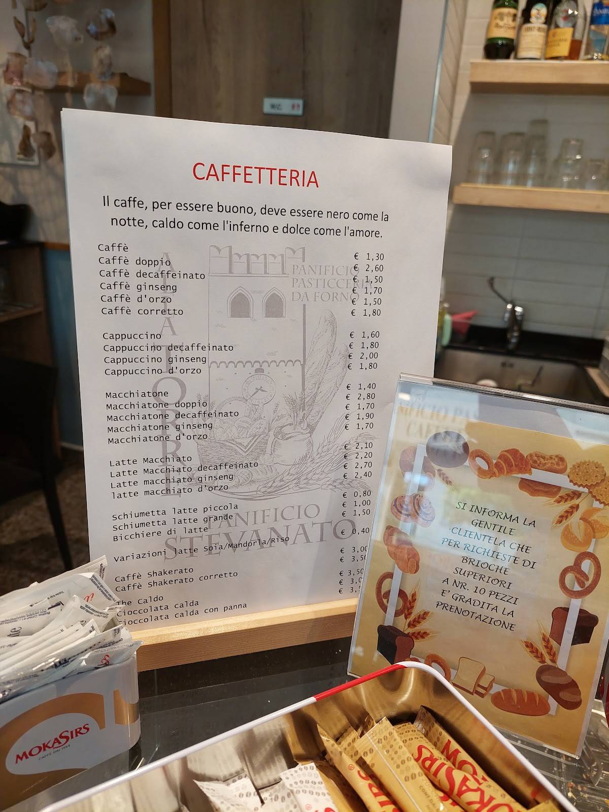 Menu di Panificio pasticceria alla torre 