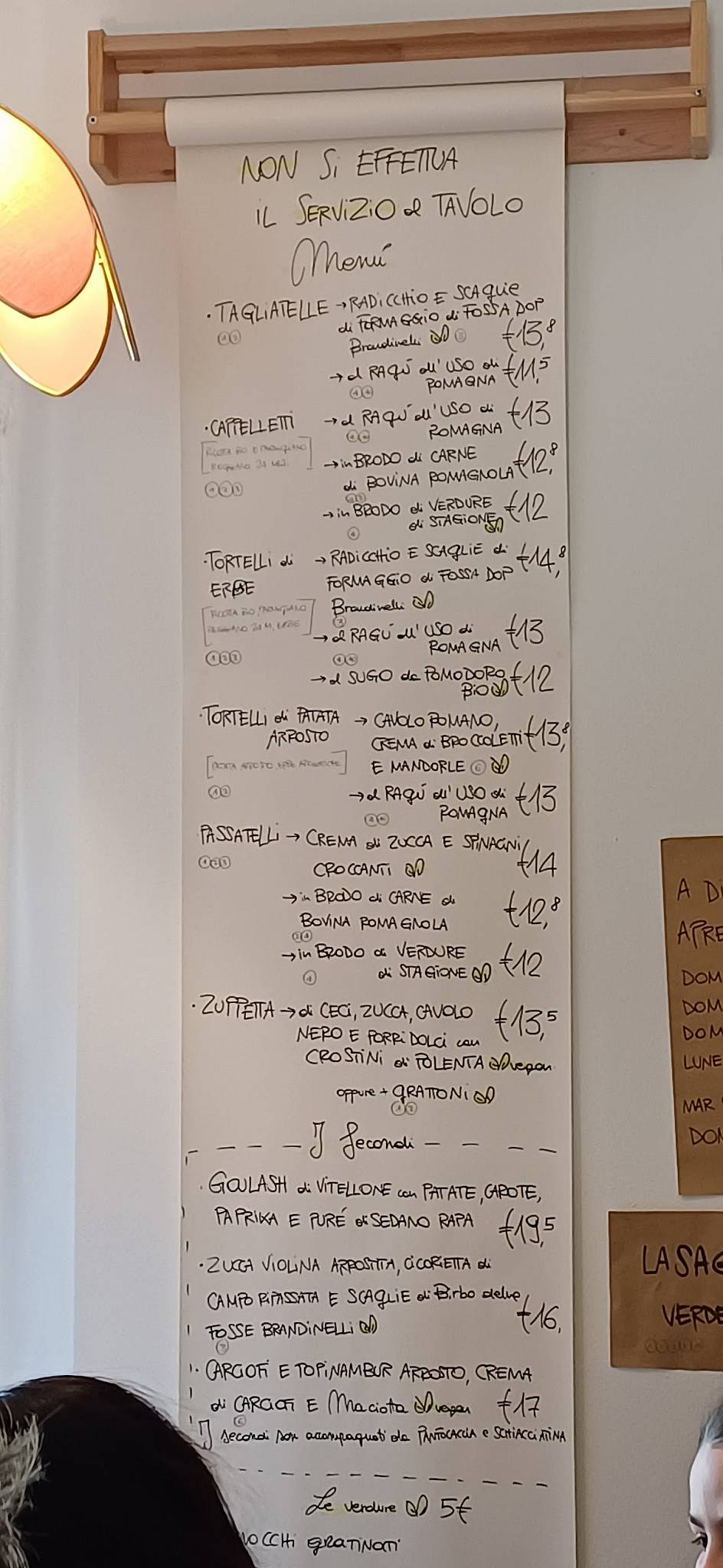 Menu di Pappa Pastificio e Cucina 