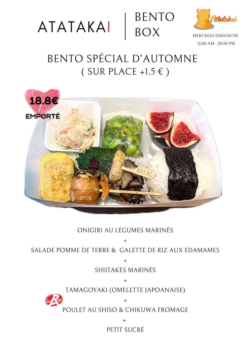 Menu de Atatakai