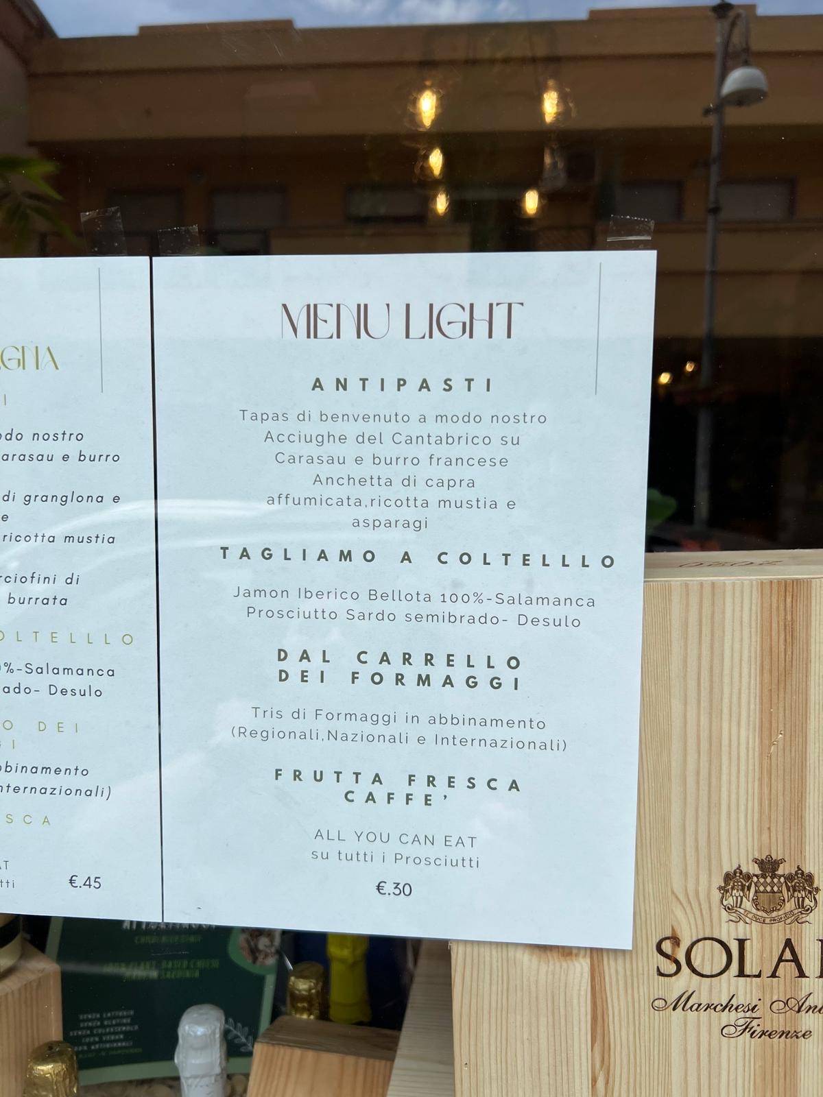 Menu di Pata Negra "La Jamoneria" 