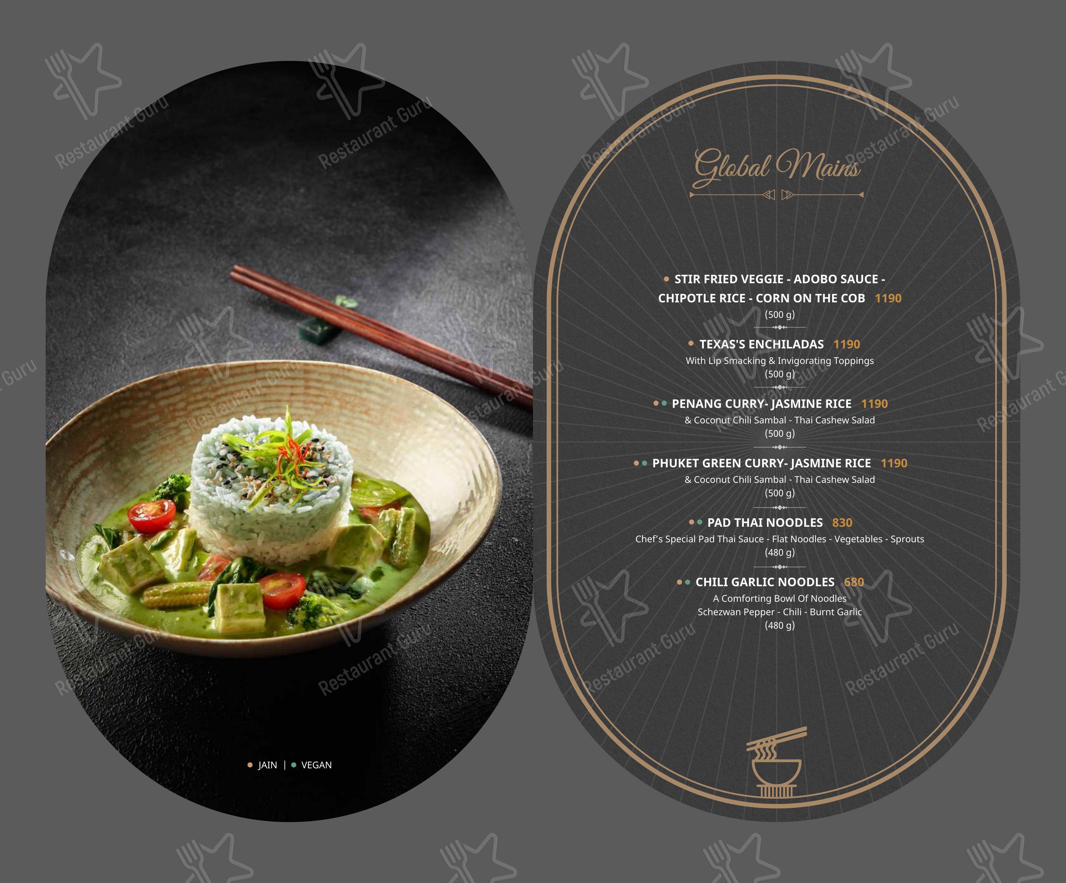 菜单 for Patang Re-Evolve in Ahmedabad