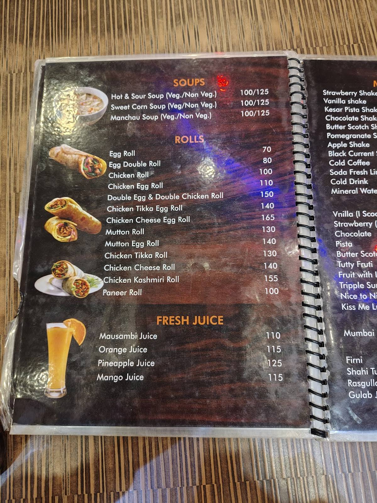 The Biryani Mall menu