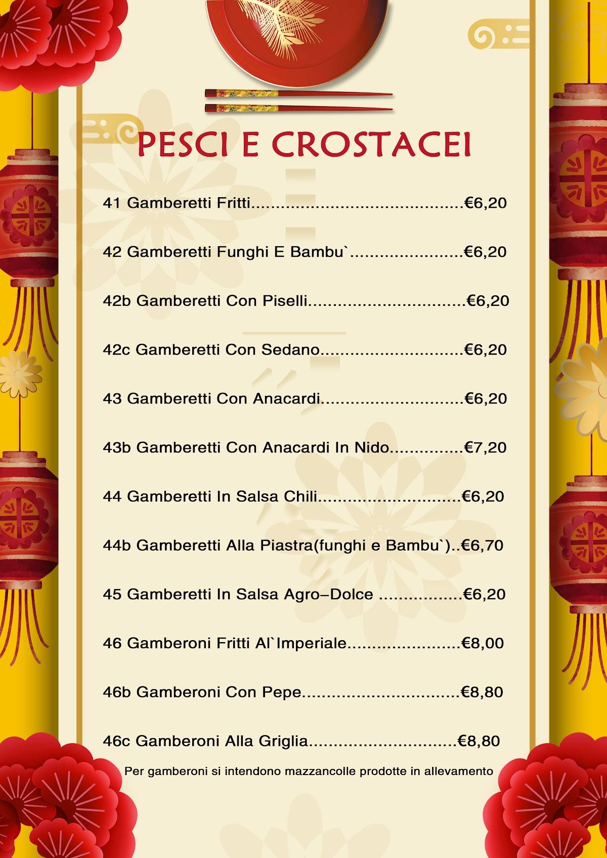 Menu di Pechino 