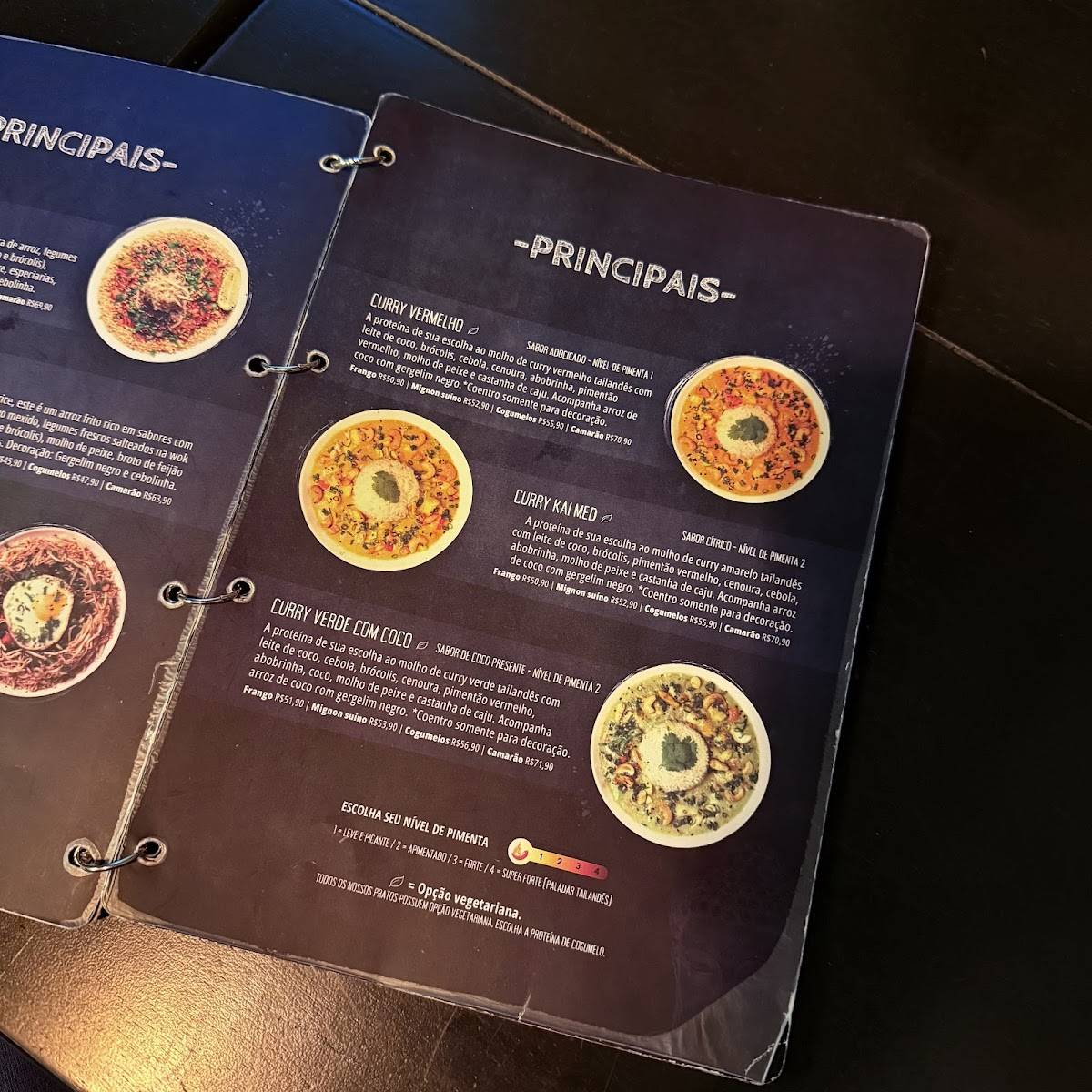 Pede Thai Restobar cardápio