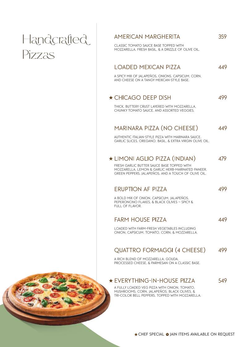 Pefeteria - Gujarat's 1st Pet Cafe menu