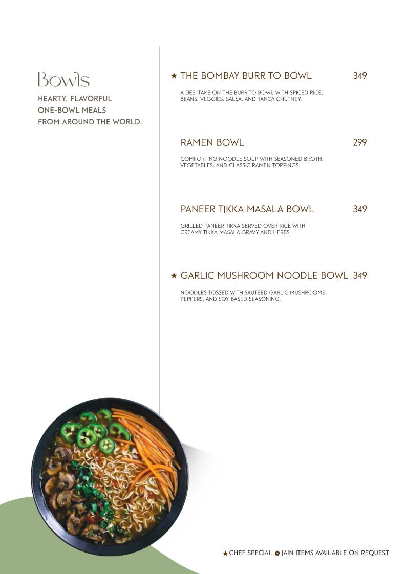 Pefeteria - Gujarat's 1st Pet Cafe menu